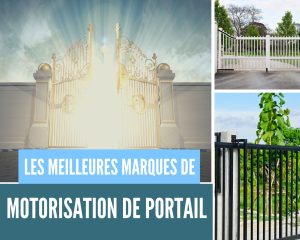 Illustration Une motorisation de portail