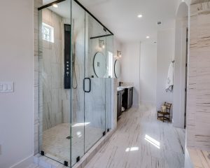 Type de douche pouvant être installée dans une salle de bains