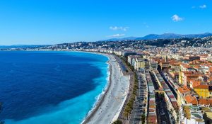 Vue panoramique de la ville de nice