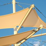 Une voile d'ombrage