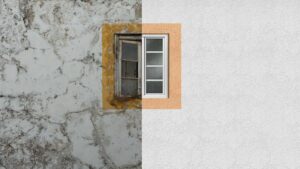façade d'une maison