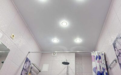 Sélection du revêtement pour le plafond de la salle de bain