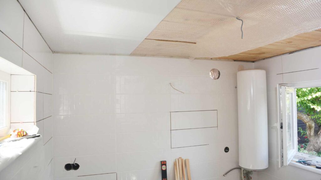 plafond salle de bain