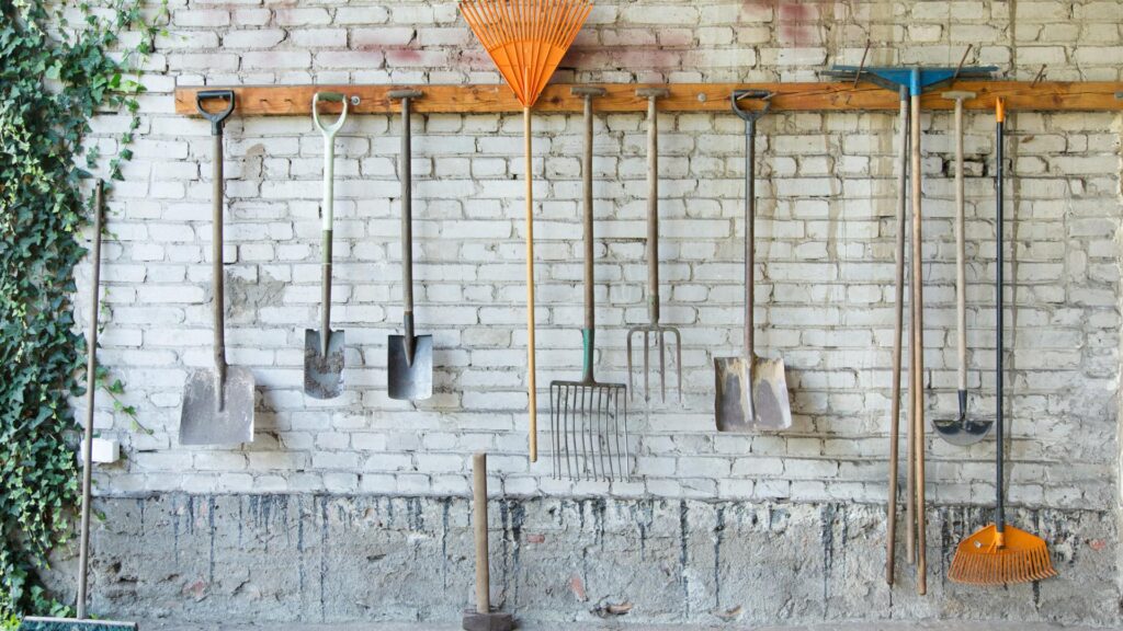 outils de jardinage