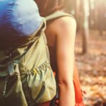 Adventure Backpack Camping Destination Nature Concept